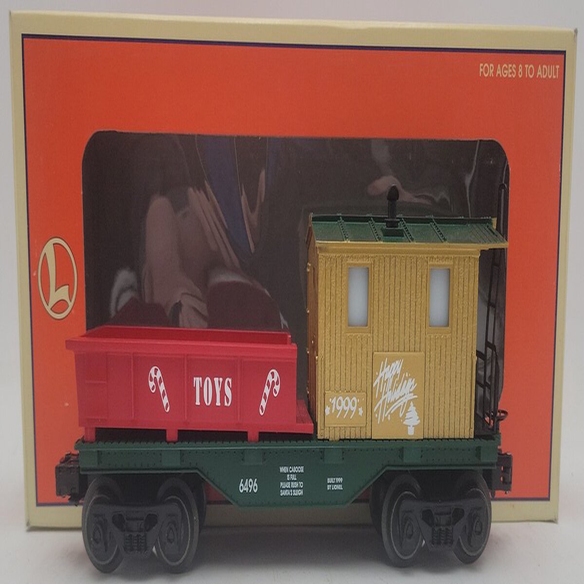 Lionel 6-26519 O Gauge Holiday Work Caboose #6496 EX/Box