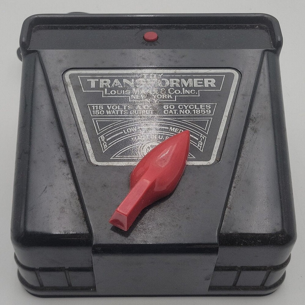Marx 1859 Vintage O 150 Watt Transformer VG