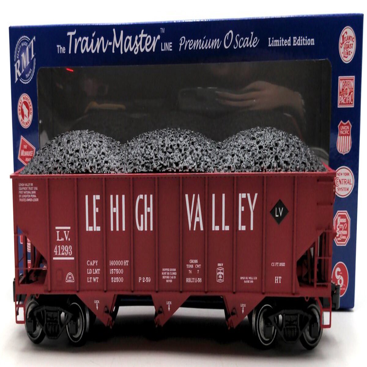 RMT 66238 O Lehigh Valley 3-Bay Coal Hopper Car