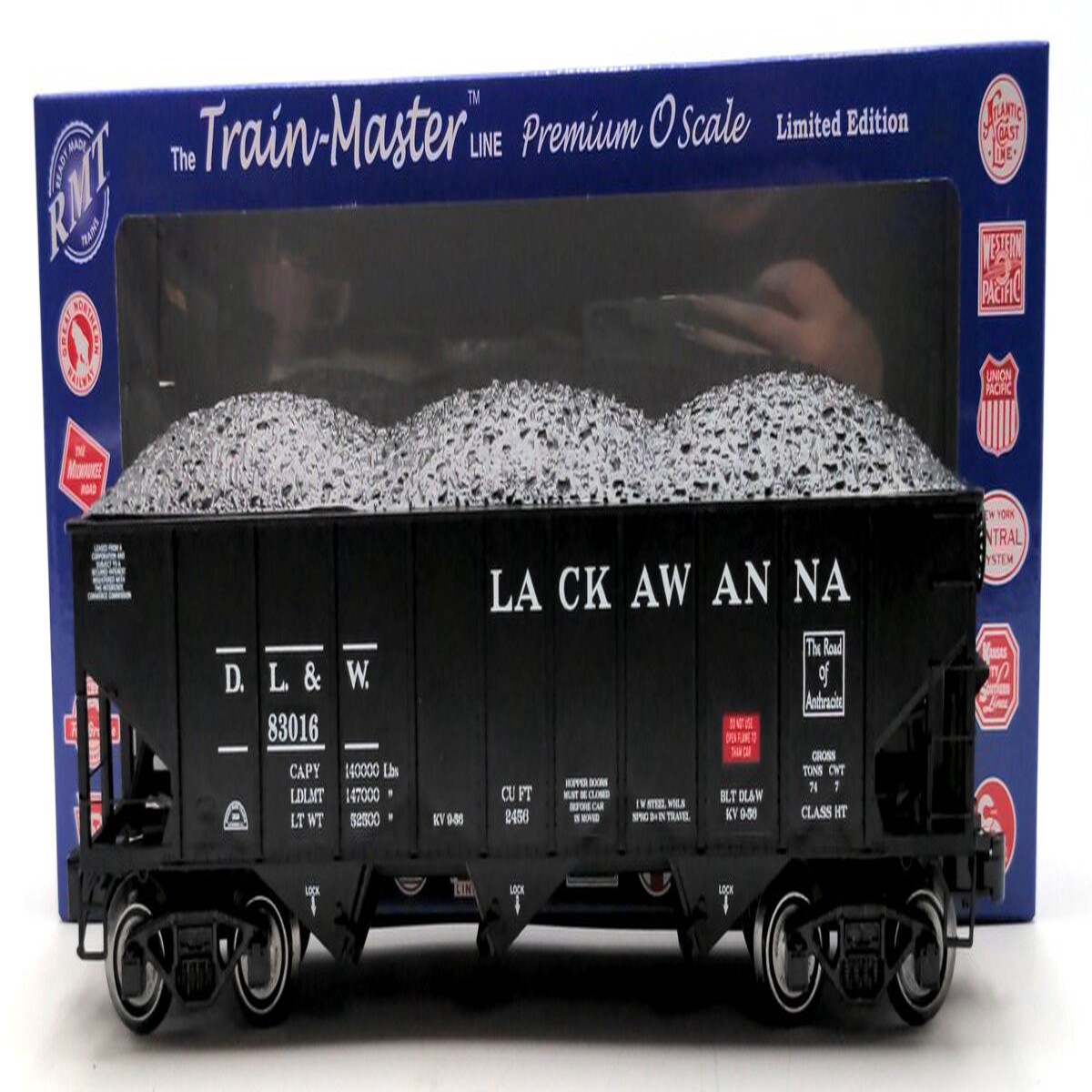 RMT 66280 O Lackawanna 3-Bay Coal Hopper Car