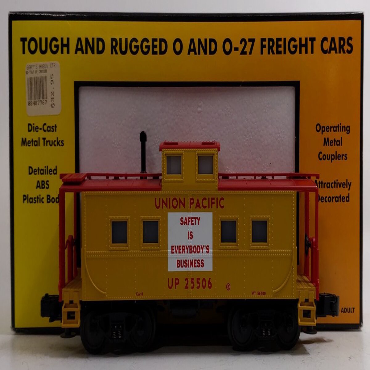 MTH 30-7767 O Gauge Union Pacific Steel Caboose #25506 LN/Box