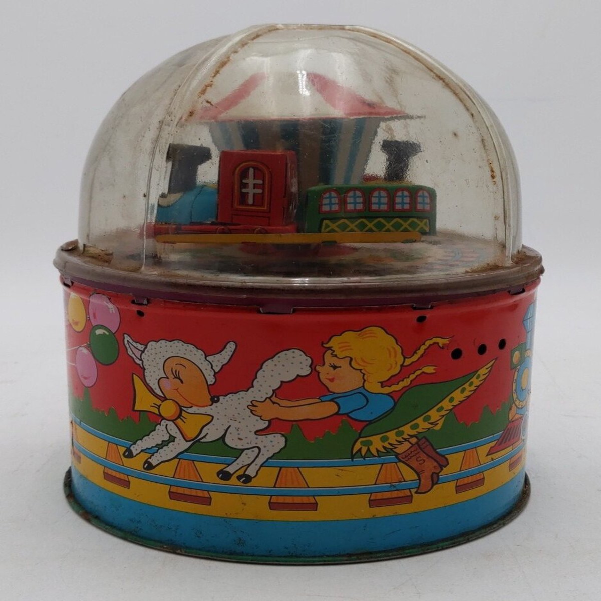 TPS Vintage Train Go Round Tippy Toy