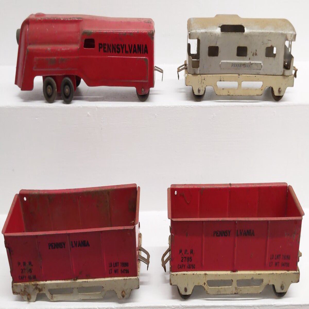 Marx Vintage Pennsylvania Floor Toy Train Set VG