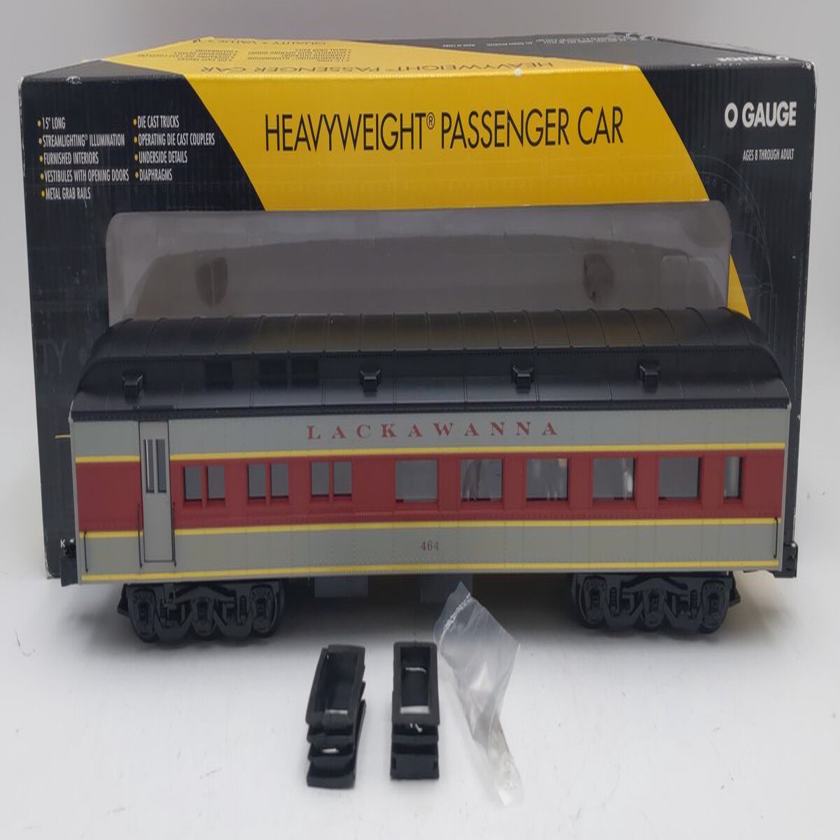 K-Line K4838-0464 O Lackawanna 15" Heavyweight Diner Car #464 EX/Box