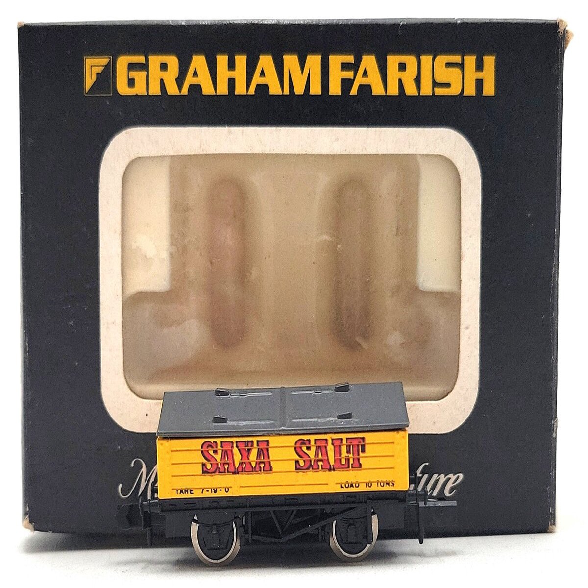 Graham Farish 2912 N Scale "Saxa Salt" Salt Wagon LN/Box