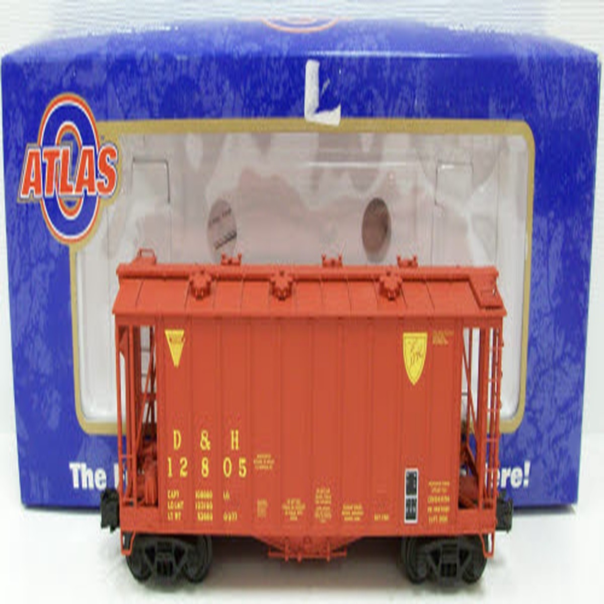 Atlas 6351-2 O Gauge Delaware & Hudson Airslide Covered Hopper #12805 LN/Box
