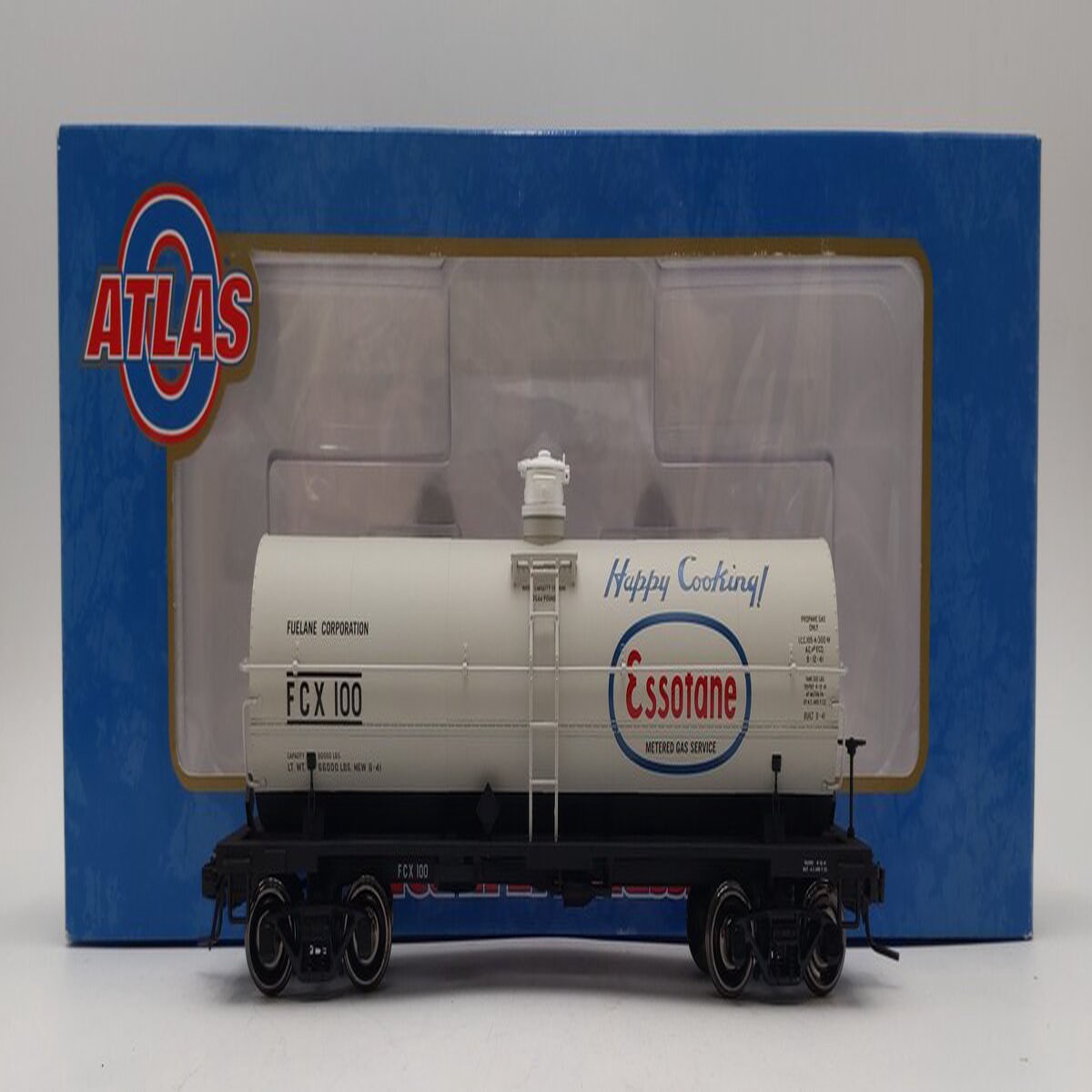 Atlas 9221-1 O Scale Essotane 11,000 Gallon Tank Car #100 (2 Rail) LN/Box