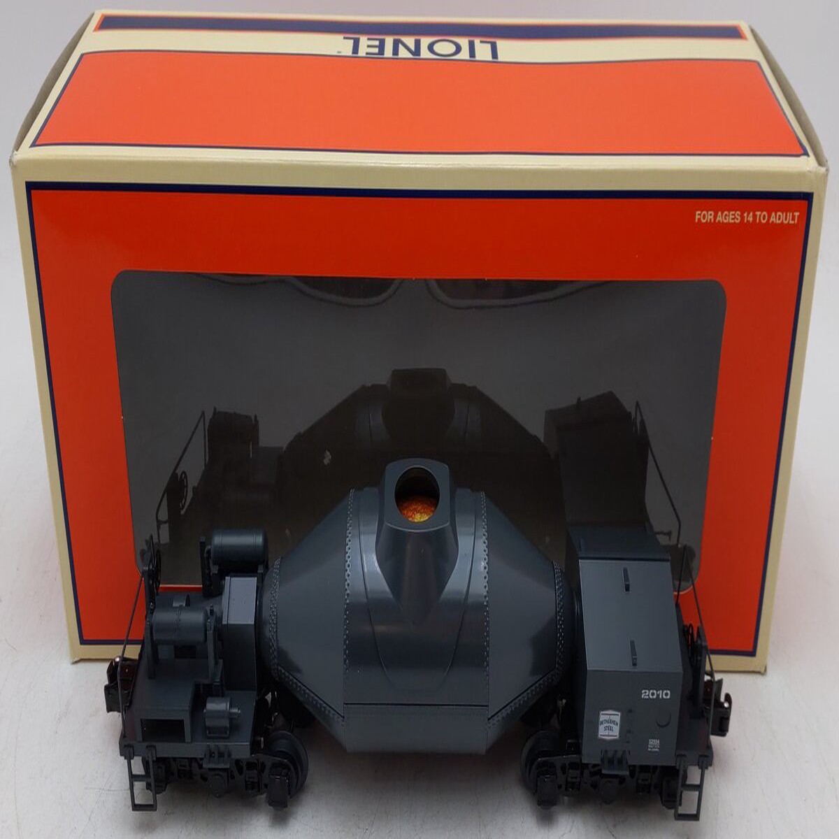 Lionel 6-52554 O Gauge 2010 TCA Convention Car Bethlehem Steel Hot Metal Car EX/Box