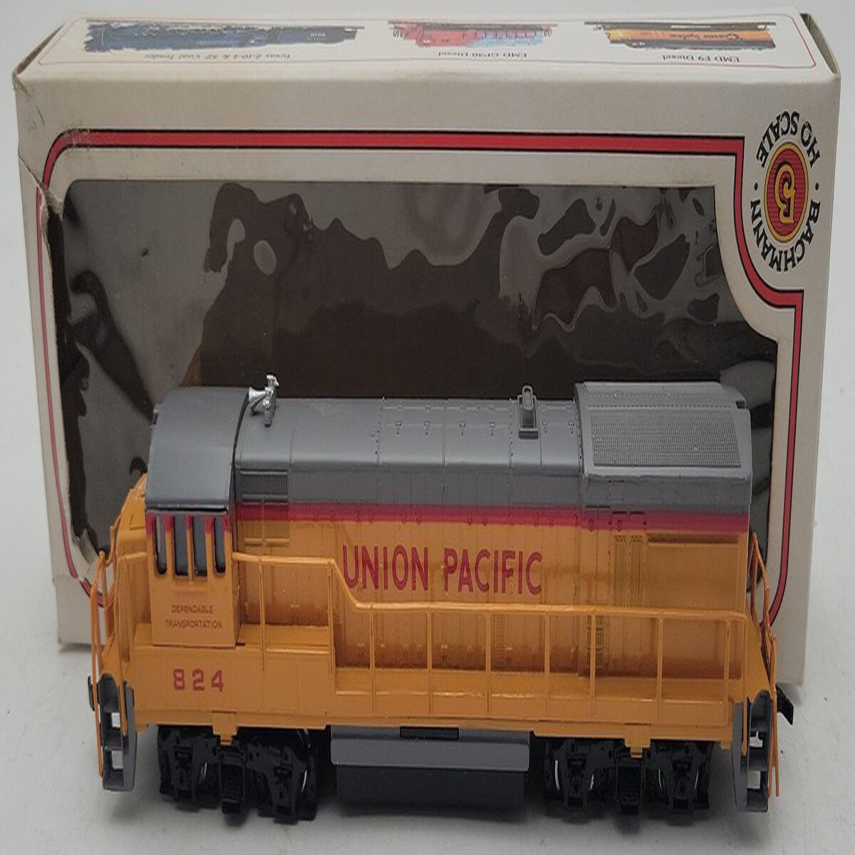 Bachmann 0625 HO Union Pacific GE U36B Diesel Locomotive #824 VG/Box