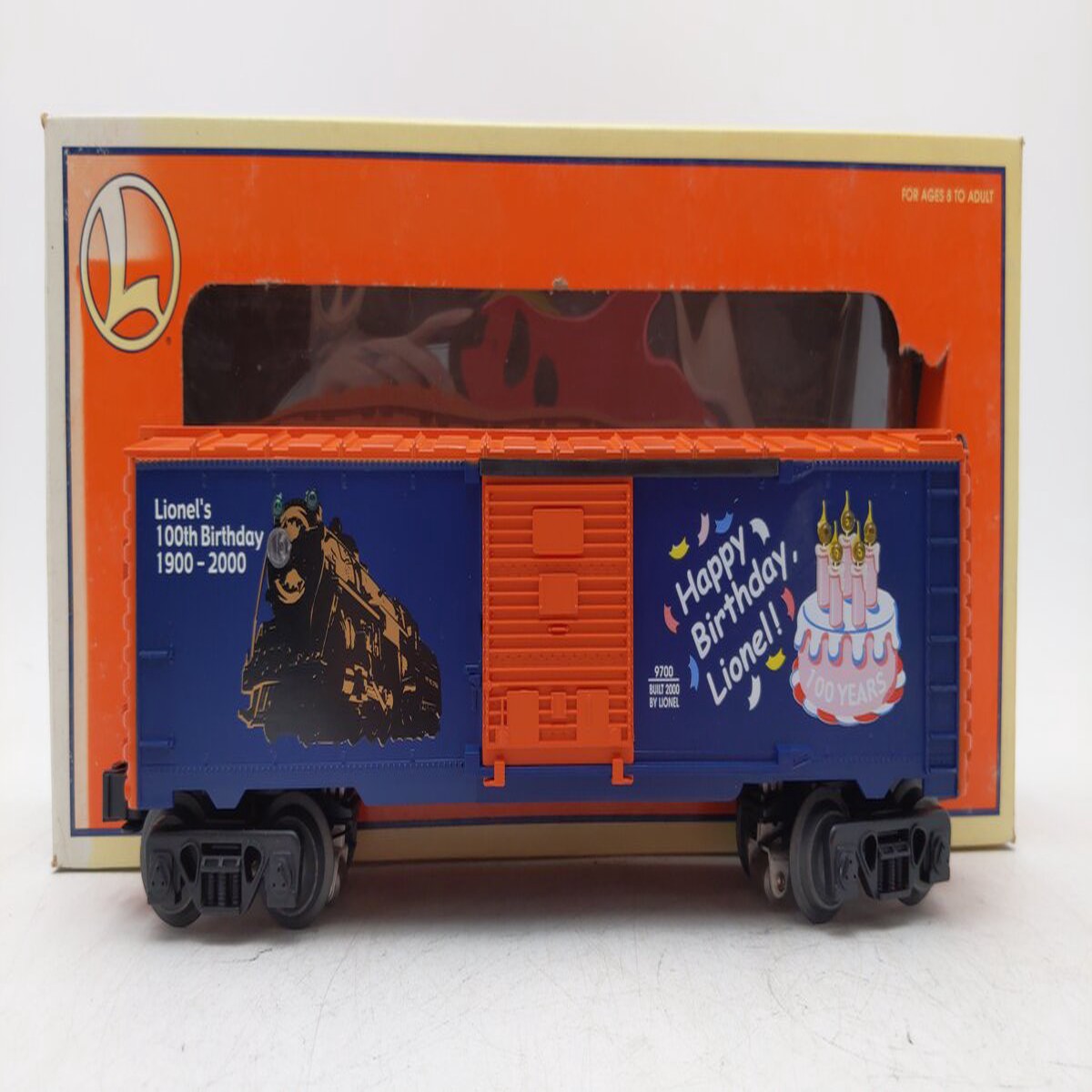 Lionel 6-26736 O Lighted Lionel 100th Birthday Boxcar LN/Box