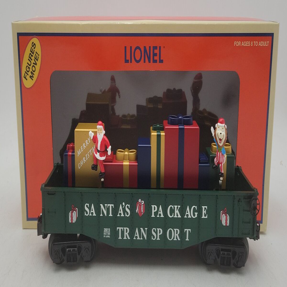 Lionel 6-26819 O Gauge Holiday Animated Gondola LN/Box