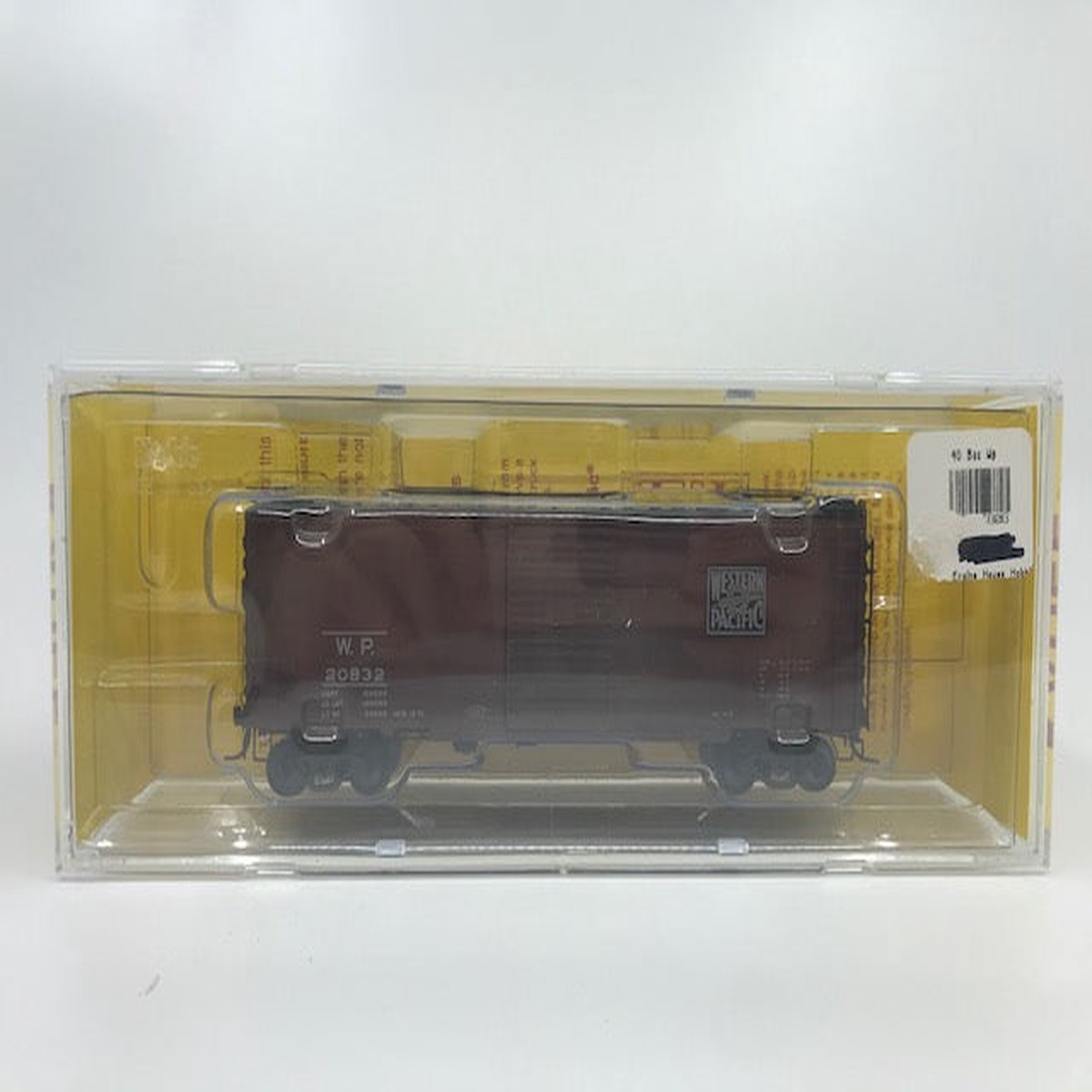 Kadee 4808 HO Scale Western Pacific 40' PS-1 Boxcar W/ 2100 Scale Coupler #20832 LN/Box
