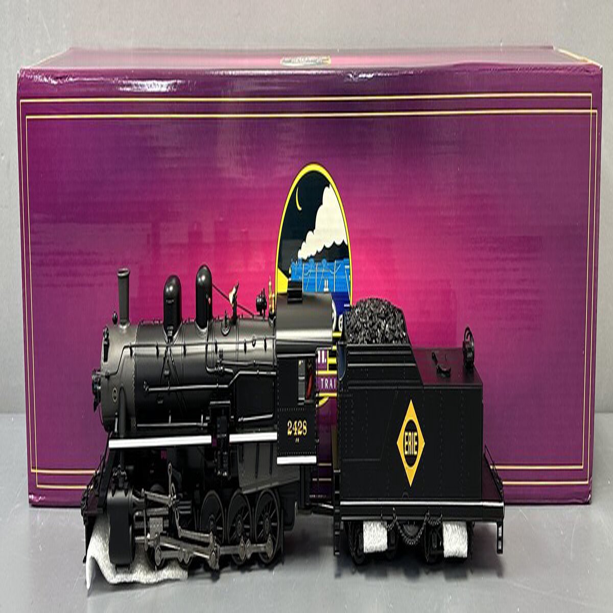 MTH 20-3309-1 O Gauge Erie 2-10-0 Russian Decapod Steam Locomotive w/PS2 #2428 LN/Box