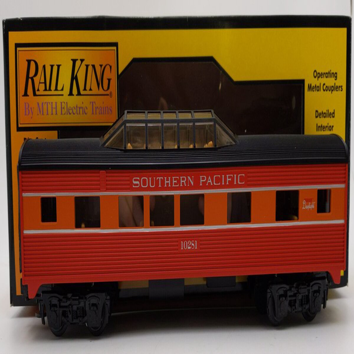 MTH 30-6061 O Gauge Southern Pacific O27 Streamlined Vista Dome Car LN/Box