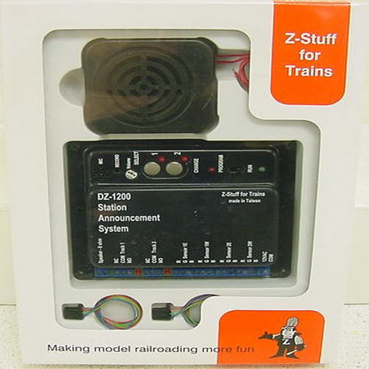 Z-Stuff DZ-1200 Passenger Station Announcement System W/Speakers & Sensors LN/Box