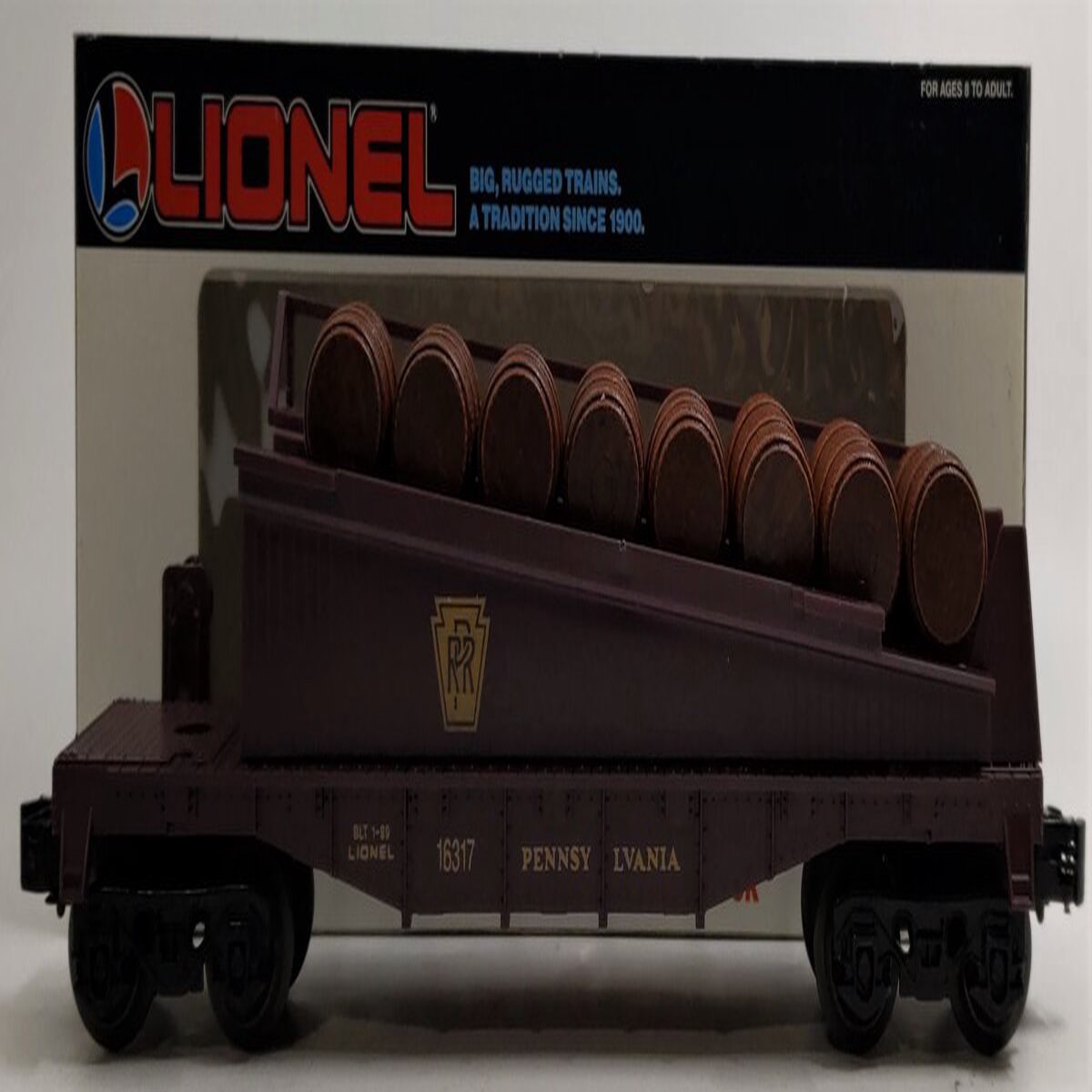 Lionel 6-16317 O Gauge Pennsylvania Barrel Ramp Car #16317 LN/Box