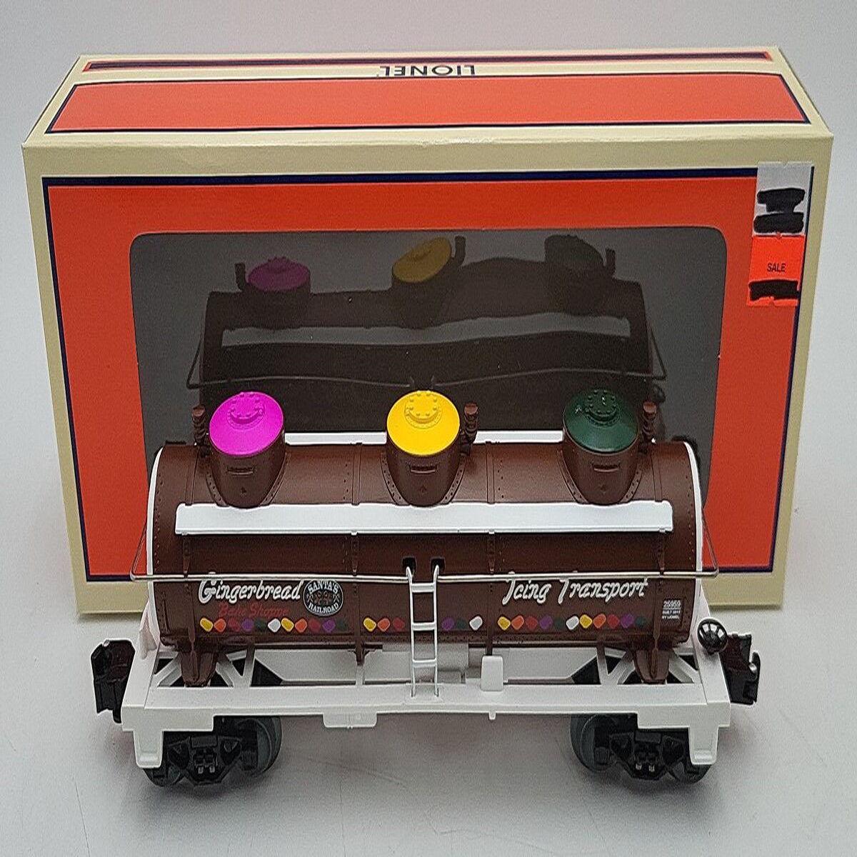 Lionel 6-25959 O Gauge Gingerbread 3-Dome Tank Car EX/Box