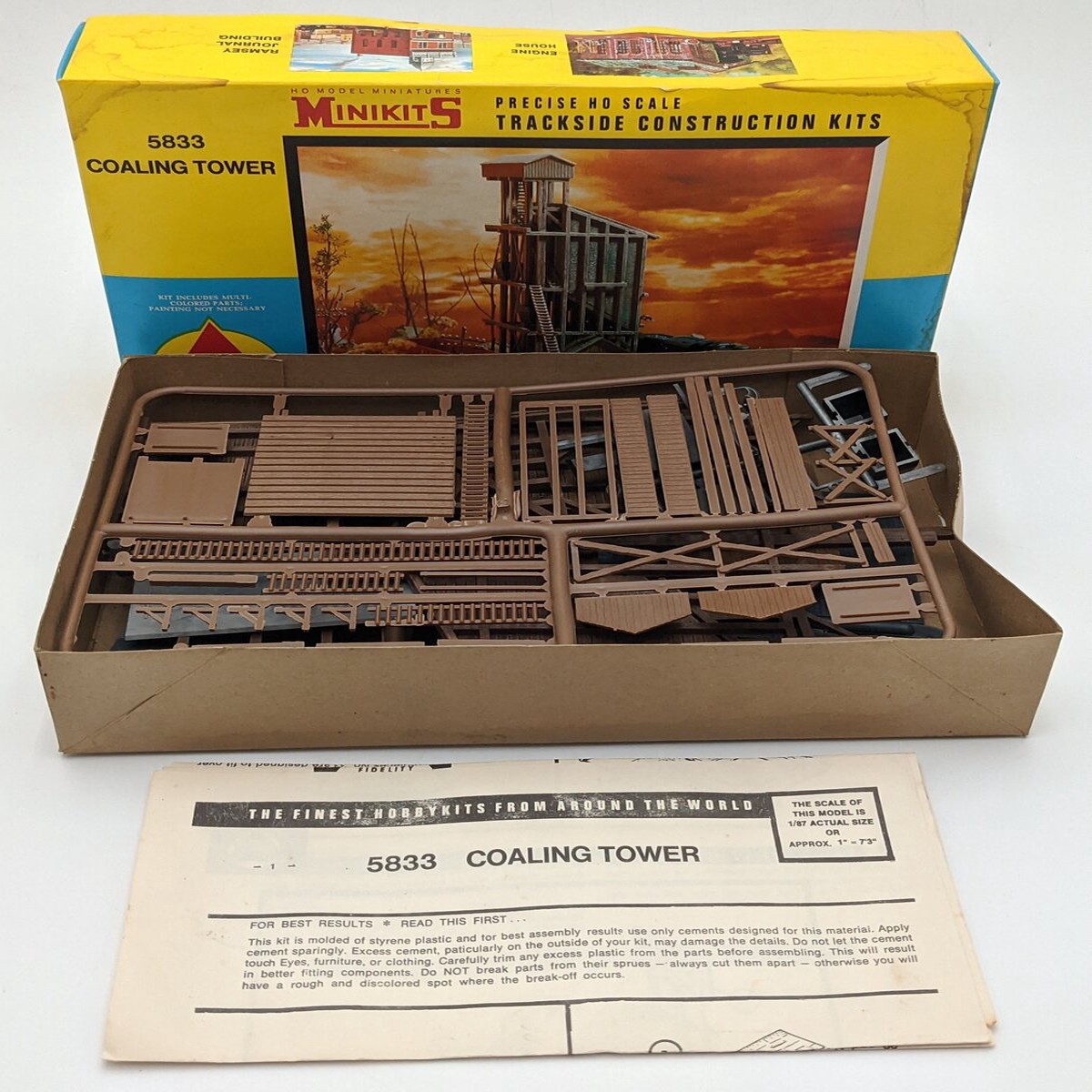AHM 5833 HO Minikits Coaling Tower Building Kit LN/Box