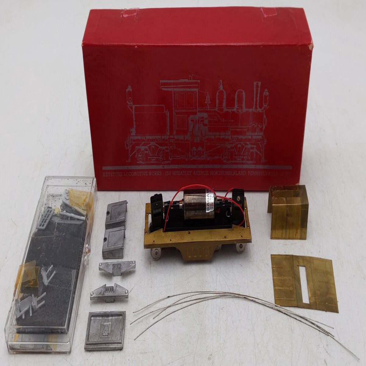 Keystone Locomotives HO-108 44 Ton Diesel GE Brass Diesel Locomotive Kit/Box
