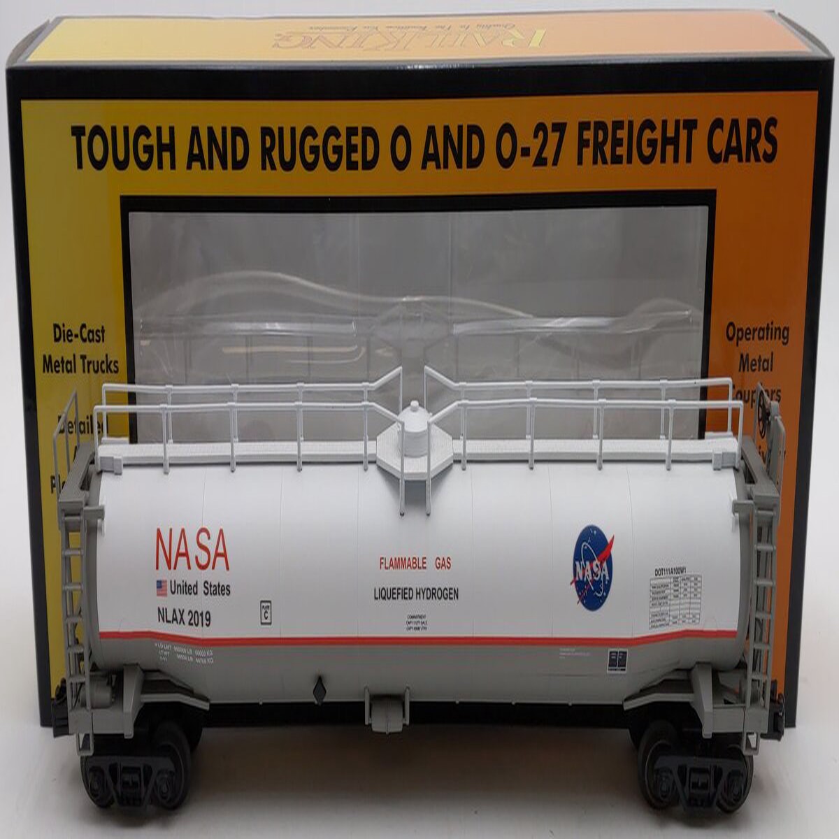MTH 30-73631 O Gauge NASA 33K Gallon Tank Car EX/Box