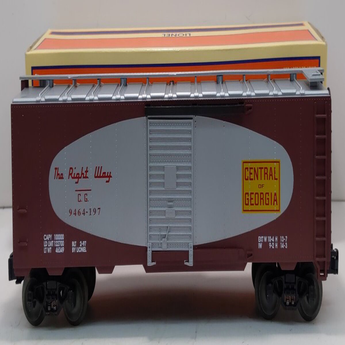 Lionel 6-17224 O Gauge Central of Georgia Boxcar #9464-197 LN/Box