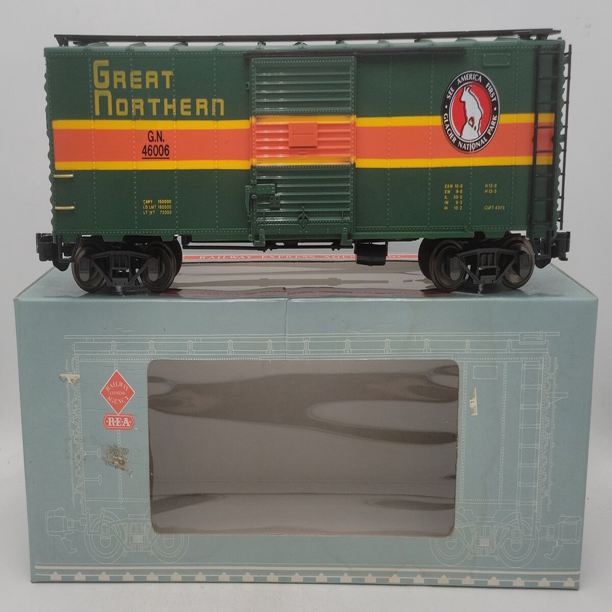Aristo-Craft 46006 G Scale Great Northern Boxcar #46006 EX/Box