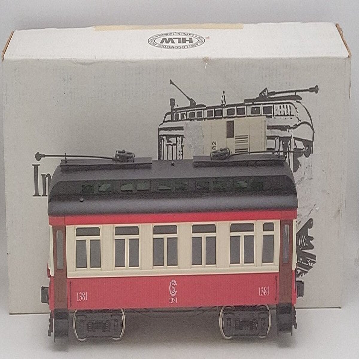 Heartland 55006 G Scale Interurban Chicago S. Shore Electric Locomotive #1381 EX/Box