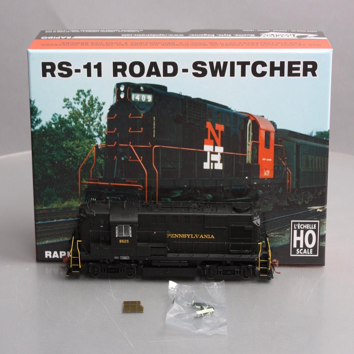 Rapido Trains 31526 HO Pennsylvania RR Alco RS-11 Diesel Locomotive #8625 LN/Box
