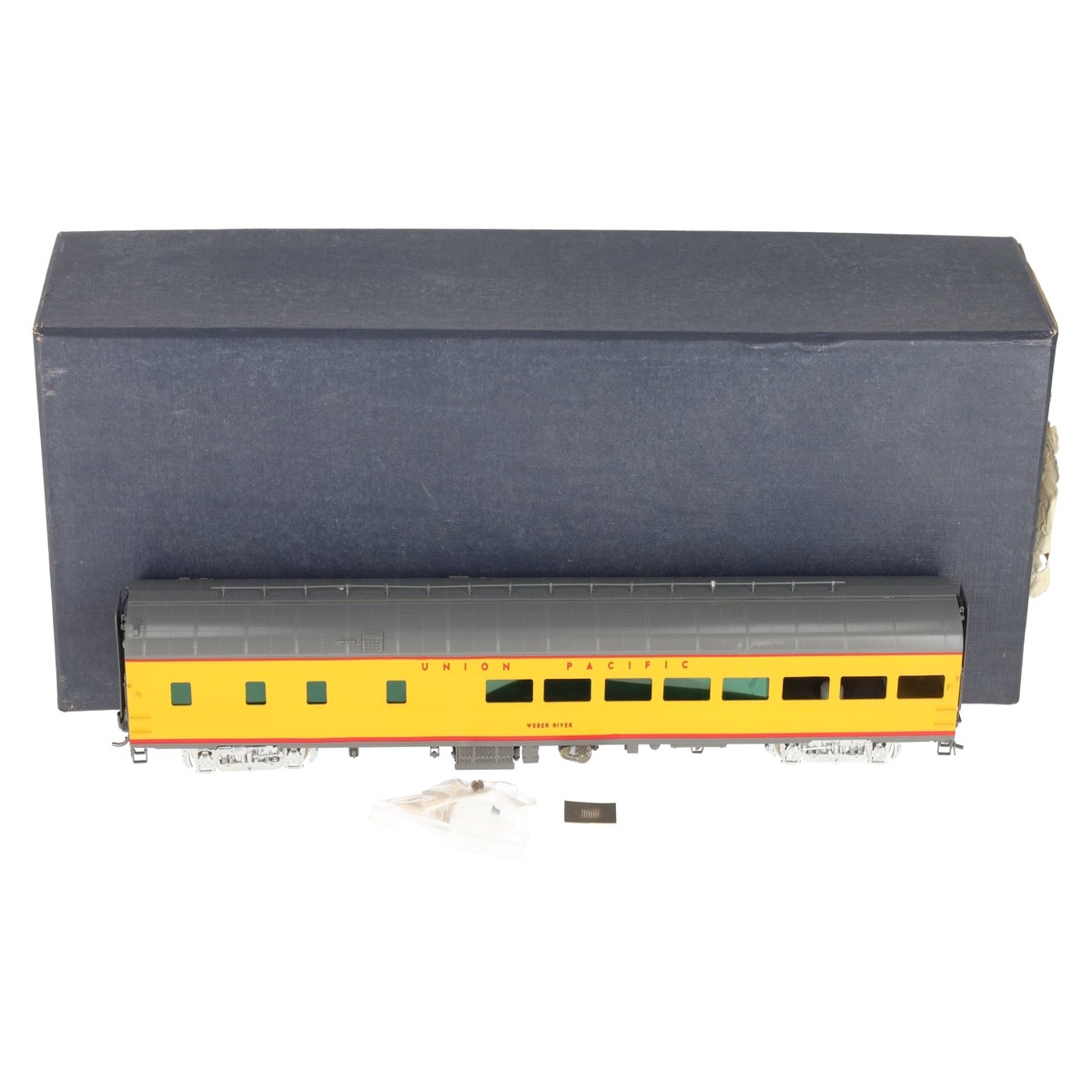 Wasatch HO BRASS Union Pacific "Weber River" Club Lounge Passenger Car- Painted/Box