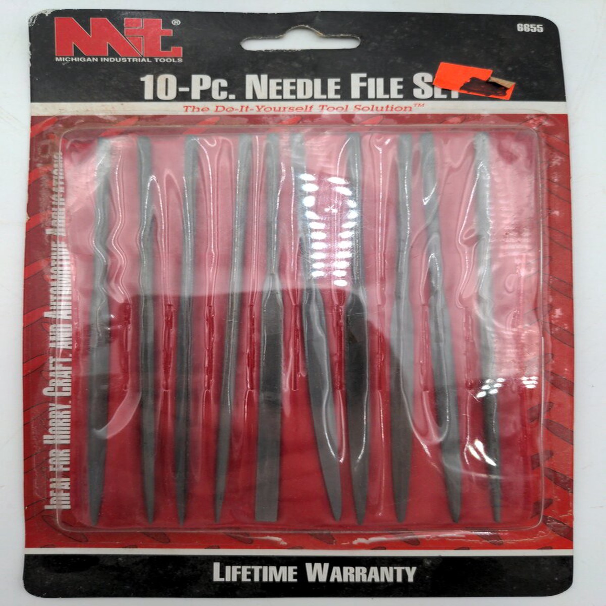 Michigan Industrial Tools 6655 10-PC Needle File Set