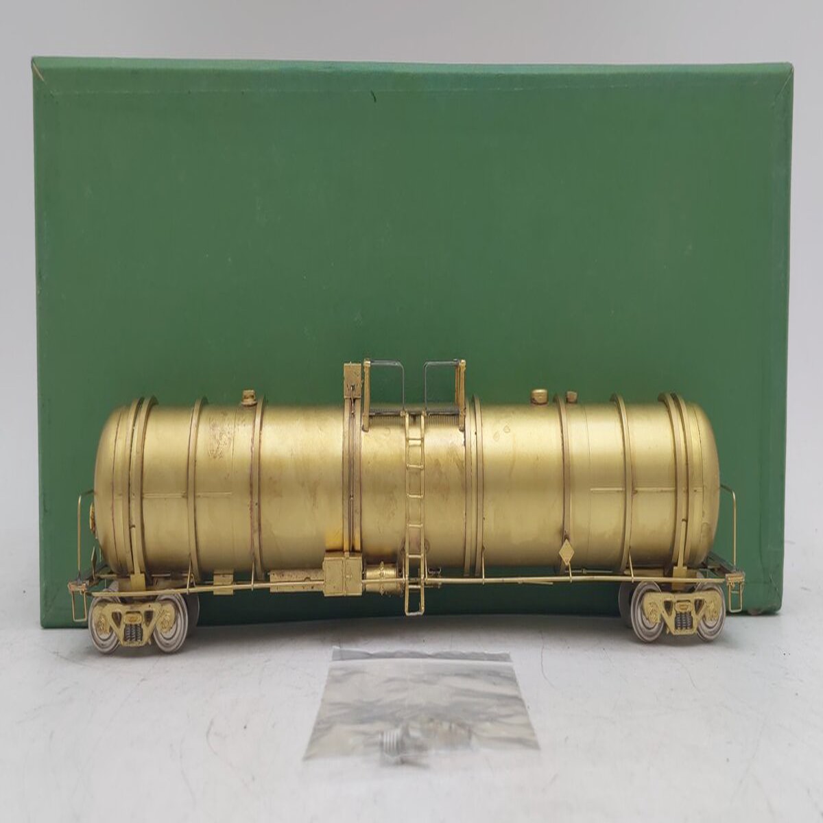 Overland 3168 HO BRASS Linde-Union Tank Liquid Arrgon Car (#80018) - Unpainted EX/Box