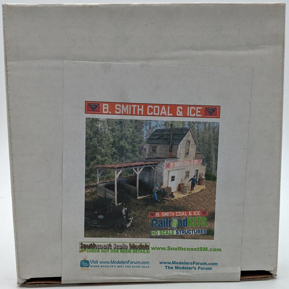 Railroad Kits HO Scale B. Smith Coal & Ice Building Kit