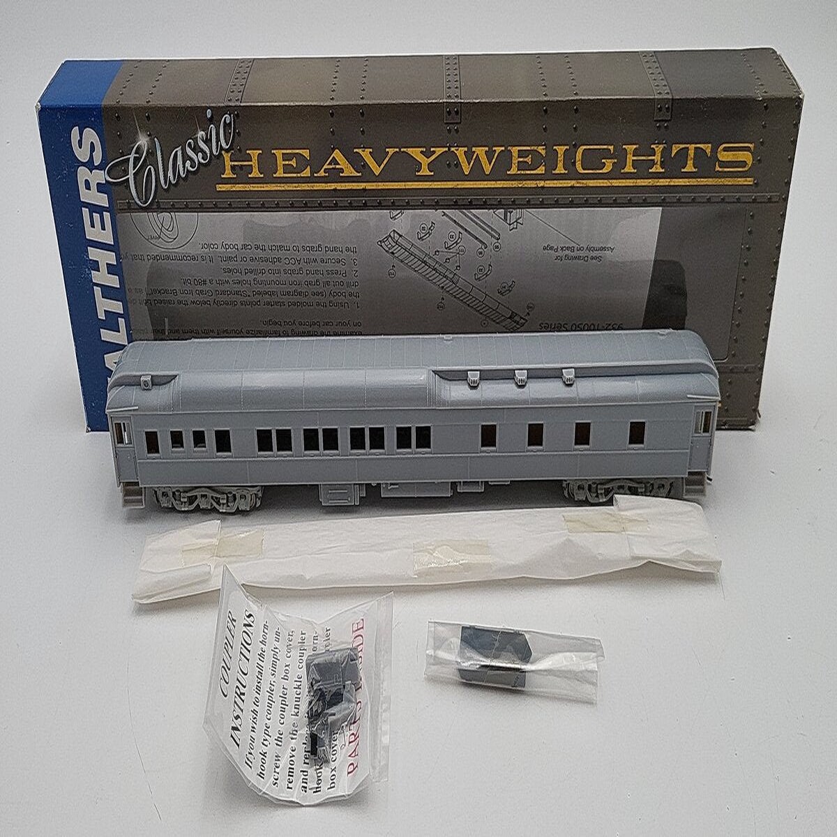 Walthers 932-10050 HO Scale Passenger Car Undecorated LN/Box
