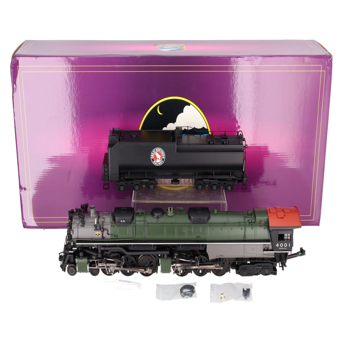 MTH 20-3278-1 O Gauge Great Northern 4-6-6-4 Z-6 Challenger Steam w/PS2 #4001 LN/Box