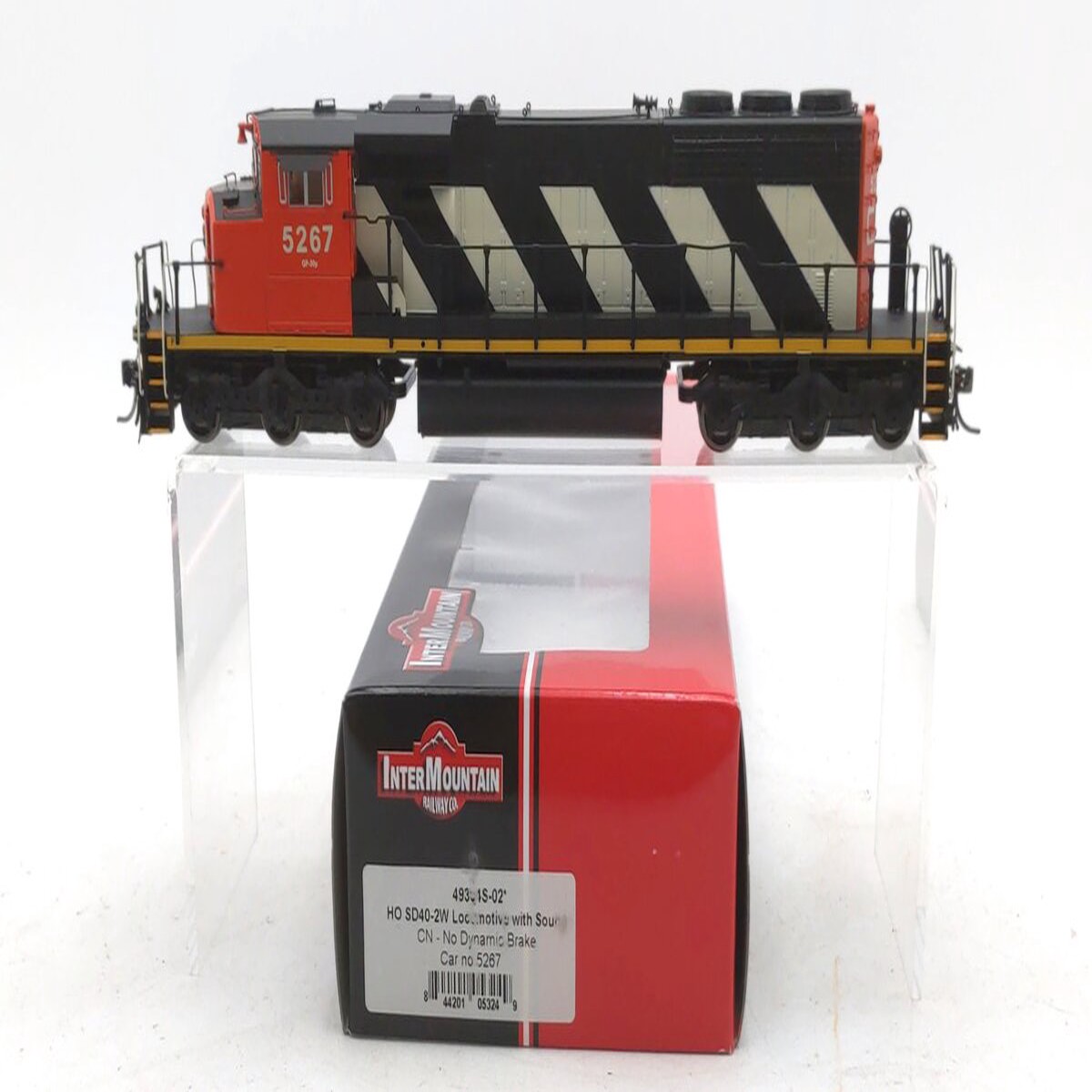 InterMountain 49304S-02 HO Scale Canadian National SD40-2W w/DCC & Sound #5267 LN/Box