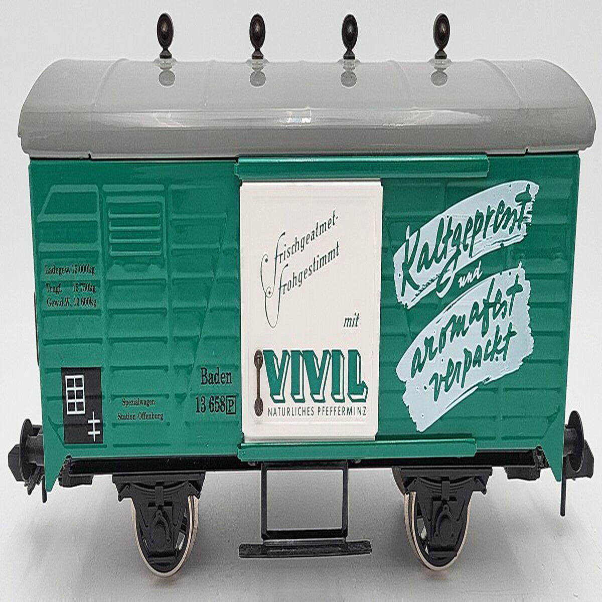 Marklin G Scale Baden Vivil Tinplate Reefer Car #13 658 LN