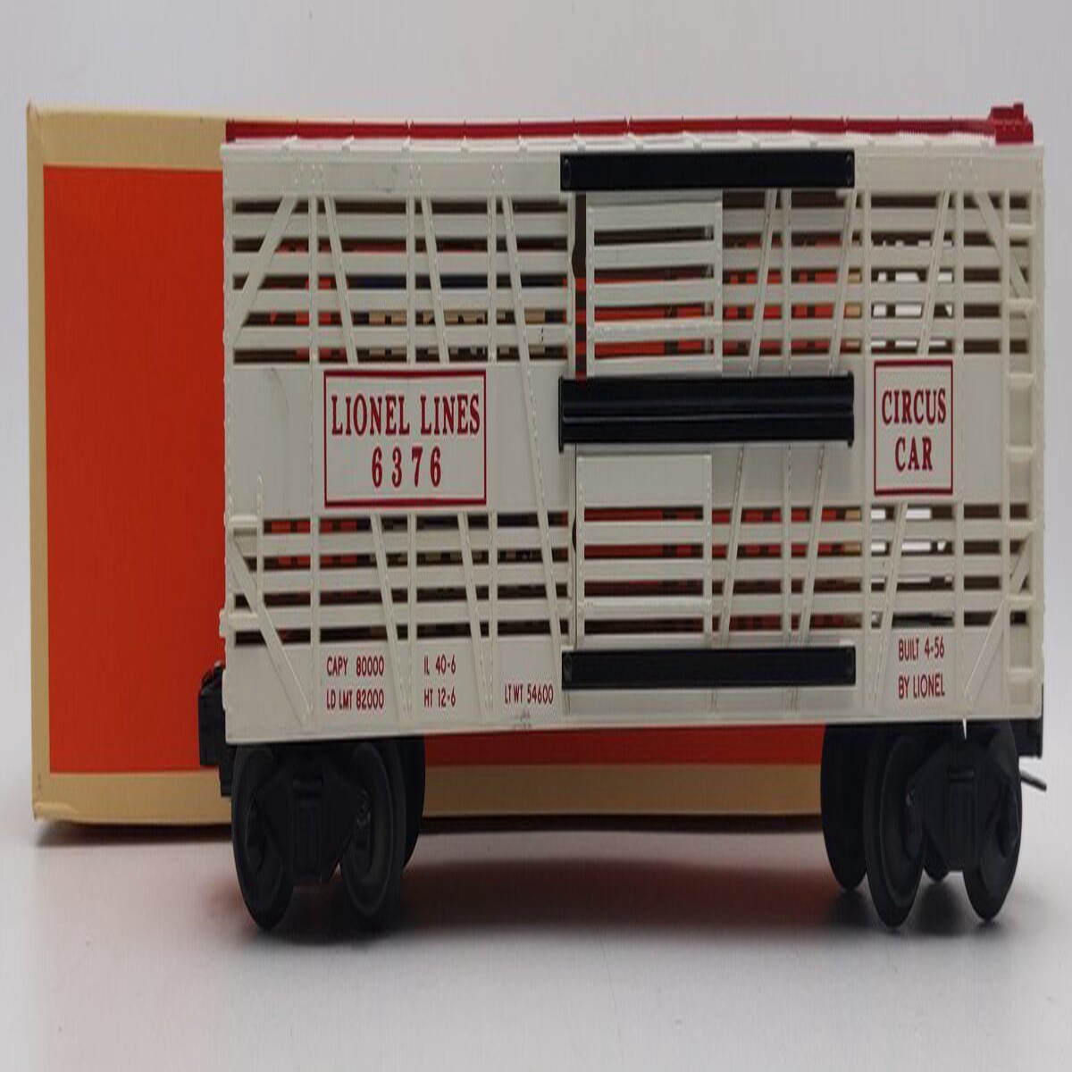 Lionel 6-19557 O Gauge Postwar Celebration Series Circus Stock Car #6376 EX/Box