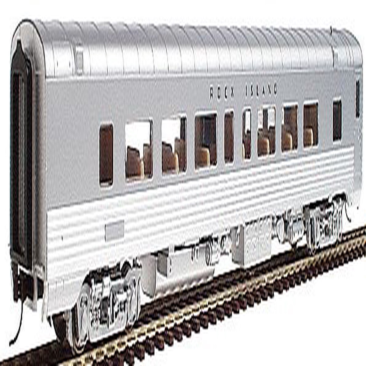 Walthers 932-6770 HO Scale Rock Island Pullman Standard 52-Seat Coach Car NIB