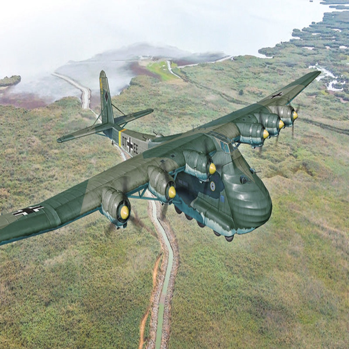 Italeri 90104 1:72 Messerschmitt Me 323 Gigant Cargo Plastic Model Kit