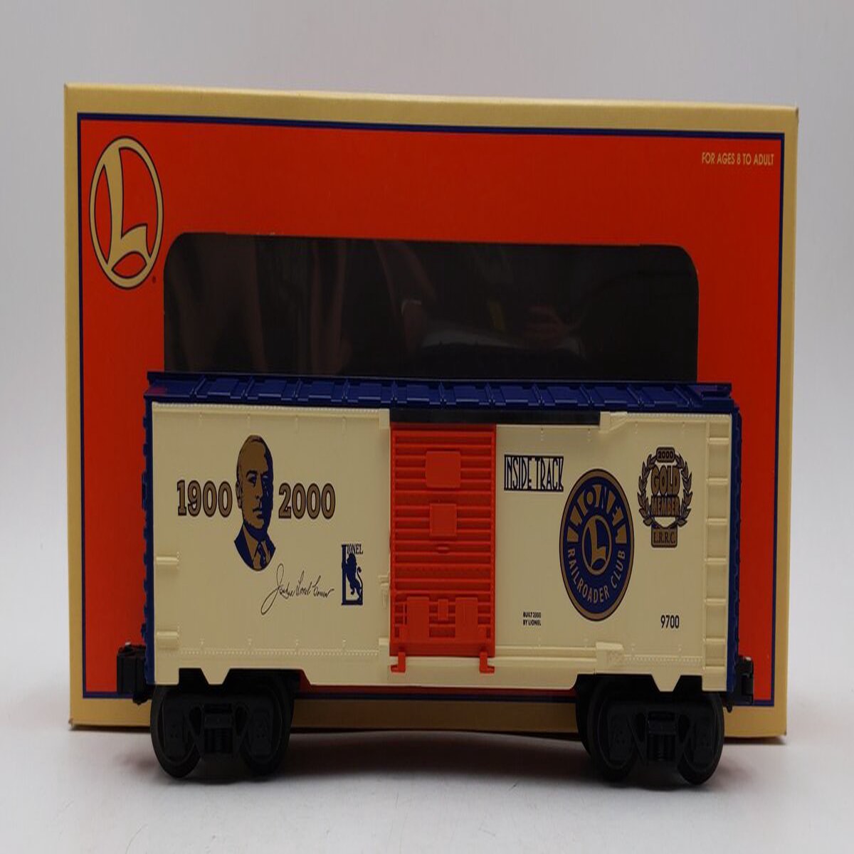 Lionel 6-19991 O Gauge LRRC 2000 Gold Member Box Car #9700 NIB