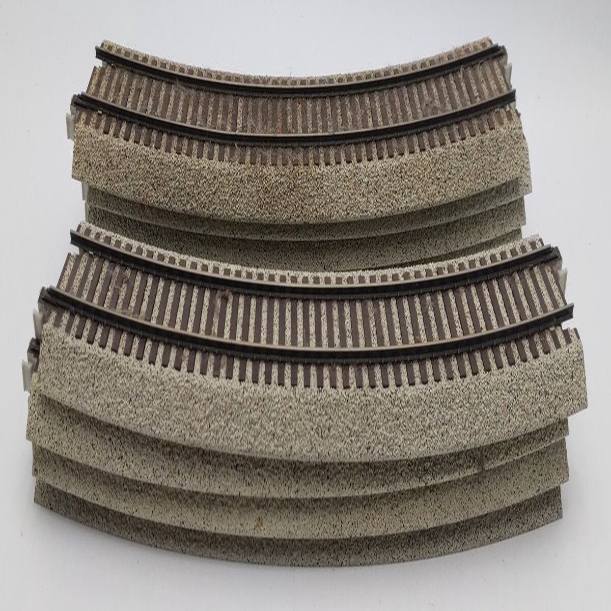 S-Helper 00292 S Scale 24" 30 Curved Track Sections (9) VG