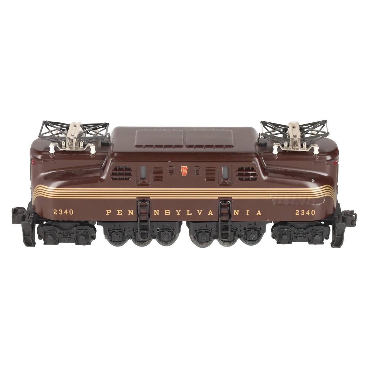Lionel 2340 Vintage O Pennsylvania GG-1 Tuscan 5-Stripe Electric Locomotive EX