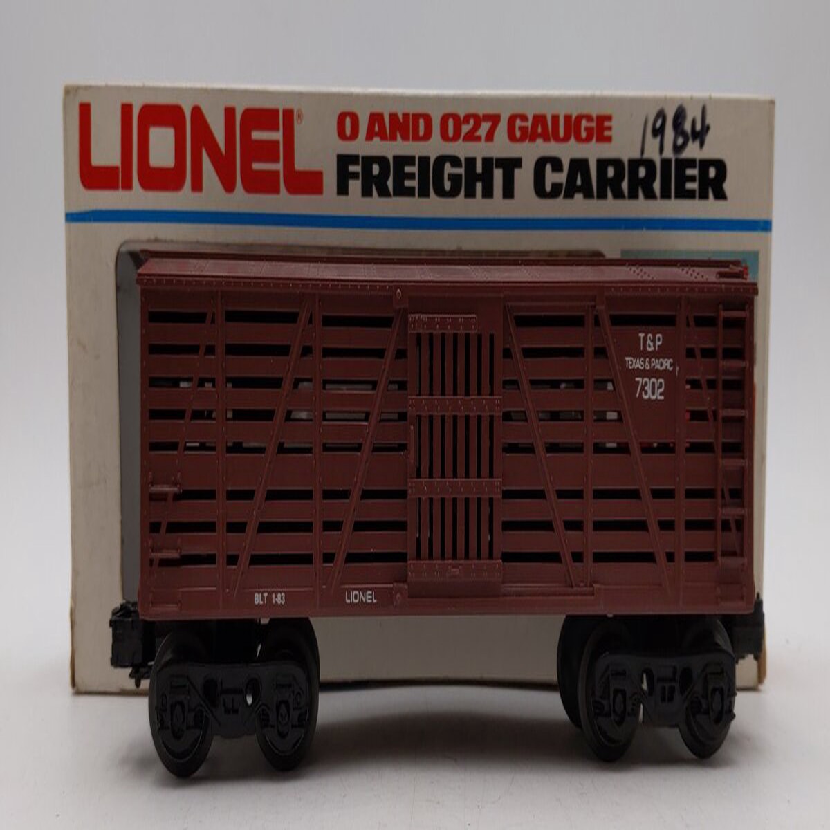 Lionel 6-7302 O Gauge Texas & Pacific Small Stock Car LN/Box