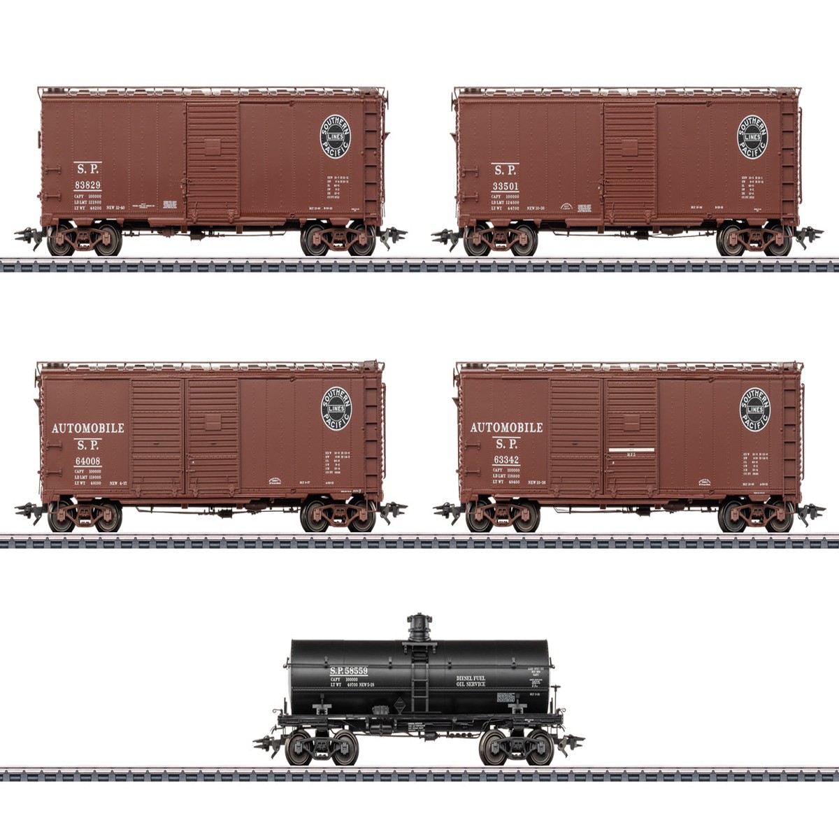 Marklin 45667 HO Southern Pacific Freight Car (Set of 5)