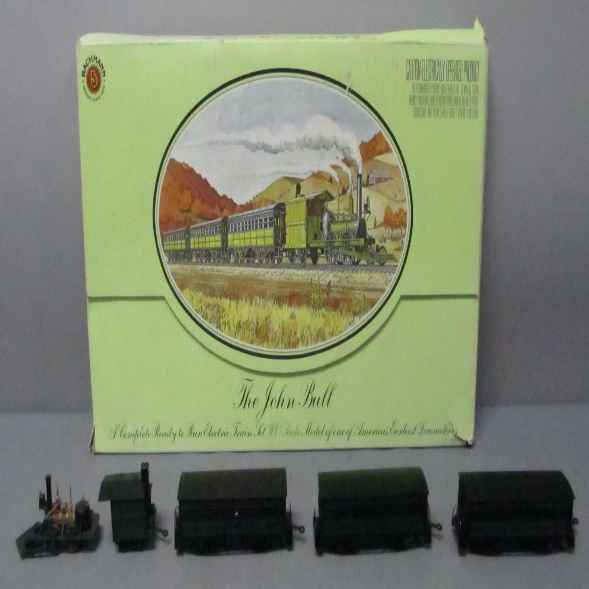 Bachmann 40-140 HO Gauge John Bull Steam Train Set LN/Box