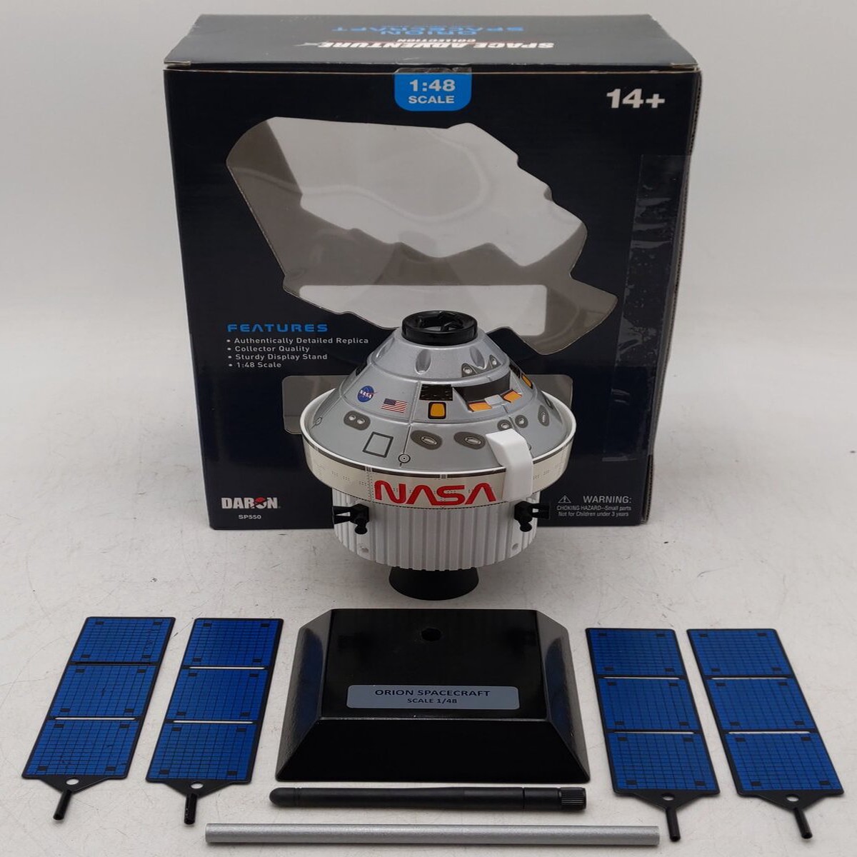 Daron 1:48 Scale Space Adventure Collection Orion Spacecraft Model EX/Box