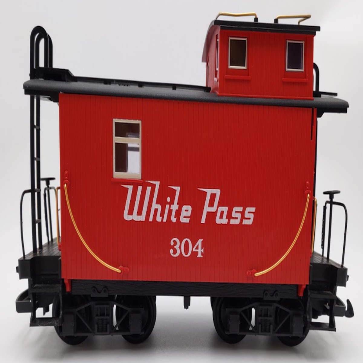 LGB 304 G Gauge White Pass Caboose #304 EX