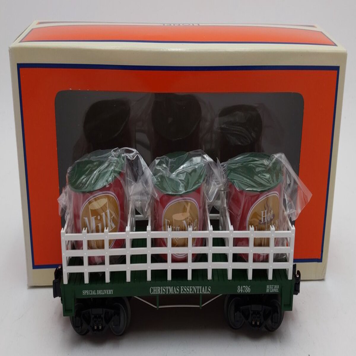 Lionel 6-84786 O Christmas Essentials Barrel Car LN/Box