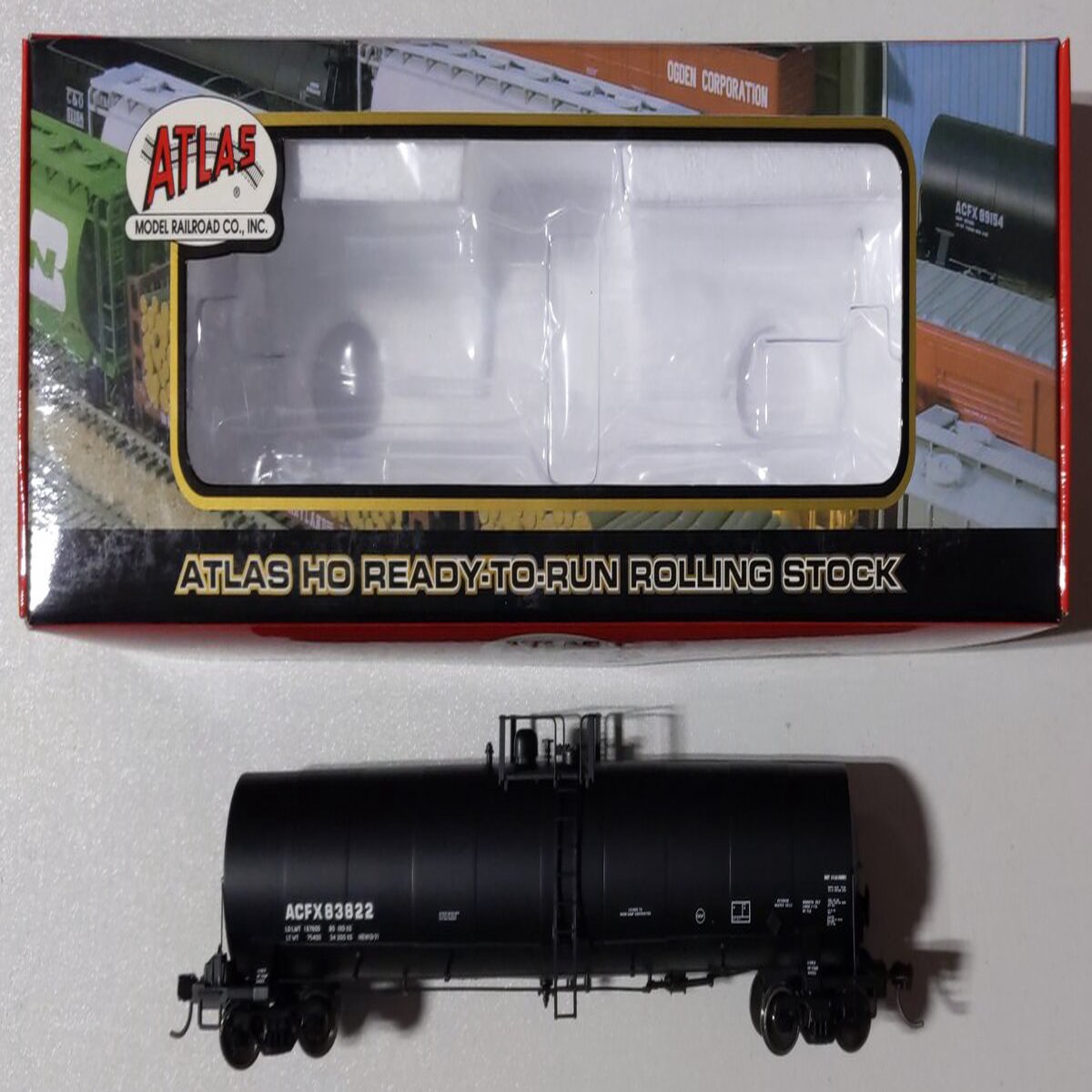 Atlas 1631-1 HO Scale ACFX (Union Camp) 23,500 Gallon Tank Car #83822 MT/Box