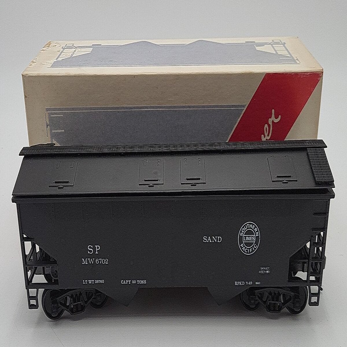 Weaver O Scale Southern Pacific Hopper Car #6702 2-Rail LN/Box